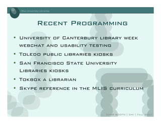 moving communication forward: internet voice and video in libraries