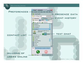 moving communication forward: internet voice and video in libraries