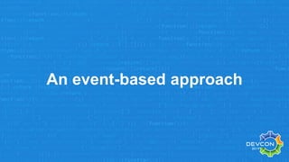 An event-based approach
 