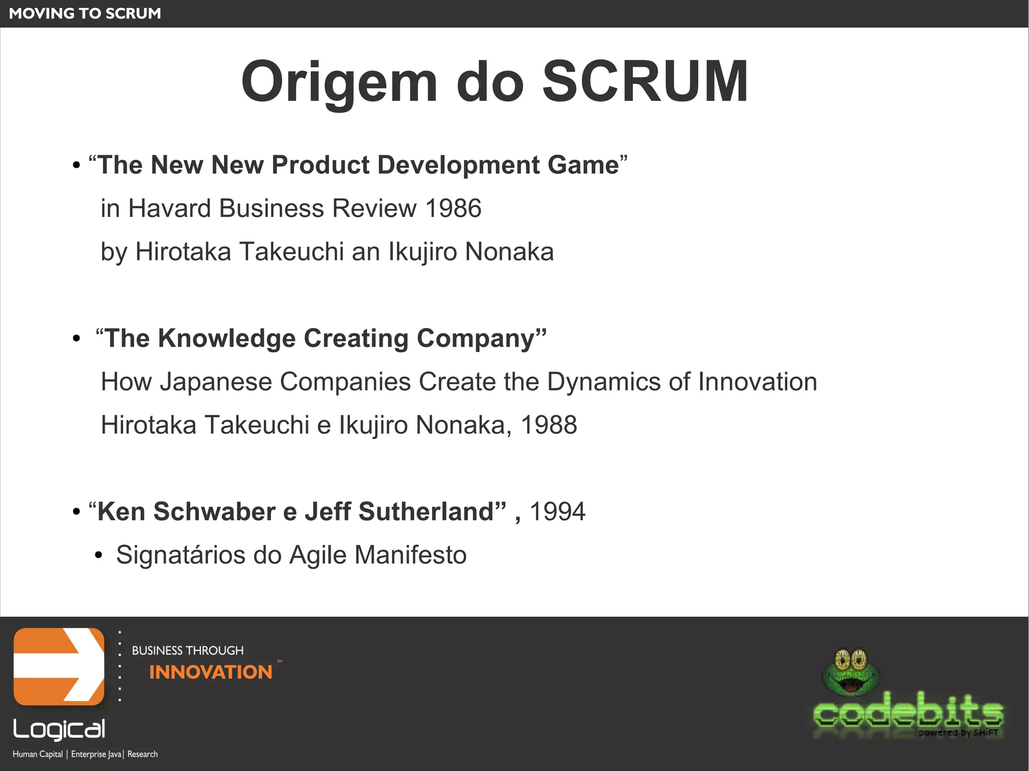 Moving to Scrum