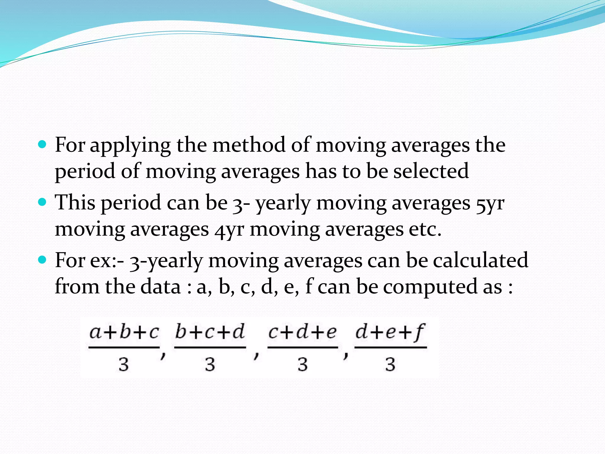 Moving average method maths ppt | PPT