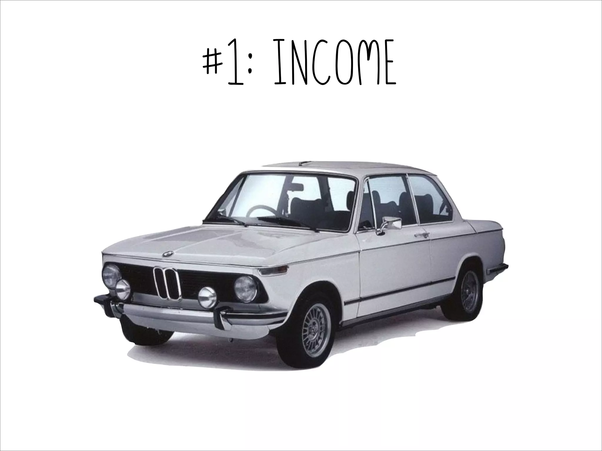 #1: Income

 