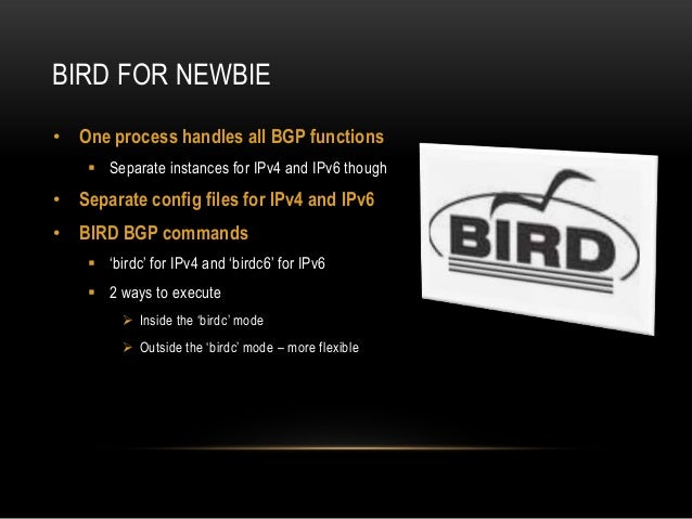 Moving Away From Openbgpd To Bird