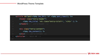 WordPress Theme Template
 
