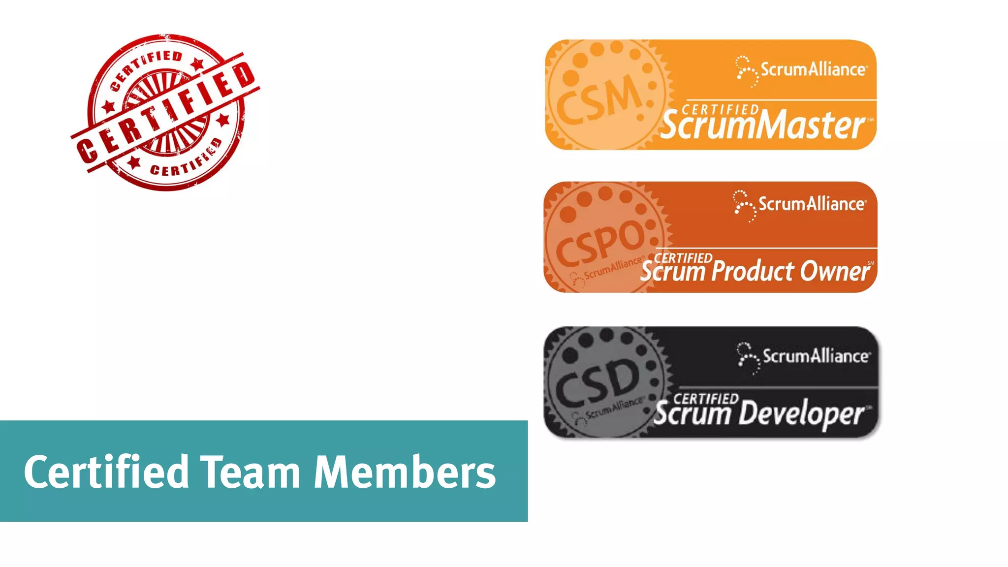 Certified Team Members
