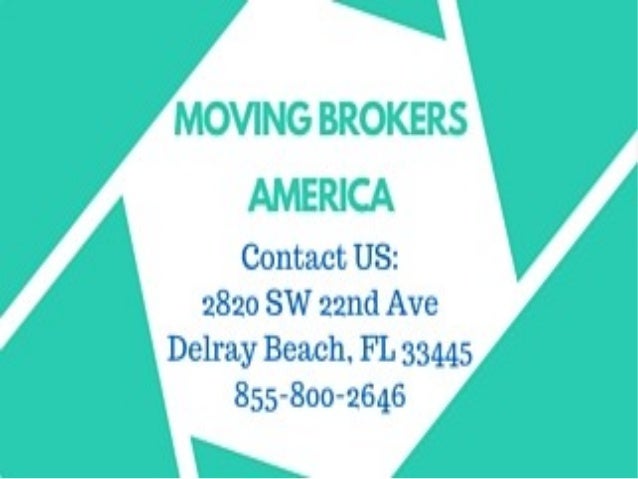 Moving Brokers of America – Find Low Price Moving Agents
