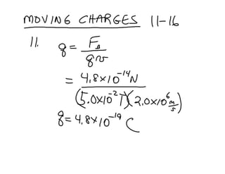 Moving Charges 11-16