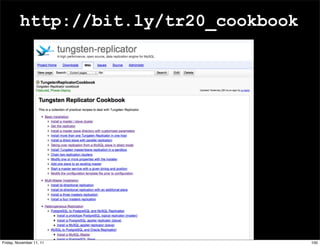 http://bit.ly/tr20_cookbook




Friday, November 11, 11                100
 