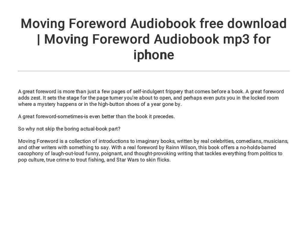 download forewords