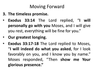 Forward Moses Moving forward | PPTX