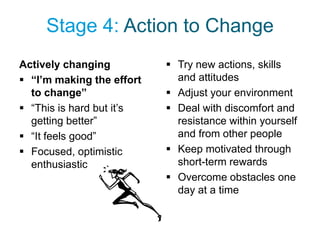 Moving Forward: Encouraging and Achieving Positive Change in Myself and ...