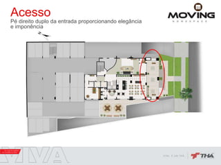 Acesso
Pé direito duplo da entrada proporcionando elegância
e imponência
 