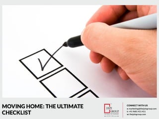 Moving Home: The ultimate checklist