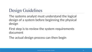 Moving into Design in system analysis and design.pptx