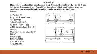 Moving load | PPTX