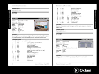 Equipment Catalogue Car stickers, T-shirts 