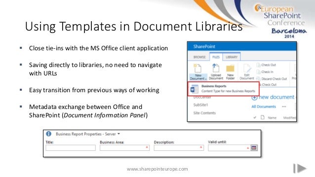 sharepoint template library