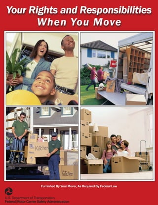 Your Rights and Responsibilities
       When You Move




       Furnished By Your Mover, As Required By Federal Law
 