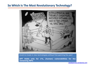So Which Is The Most Revolutionary Technology?




        Avoid to invest in new technologies without first patching the ...