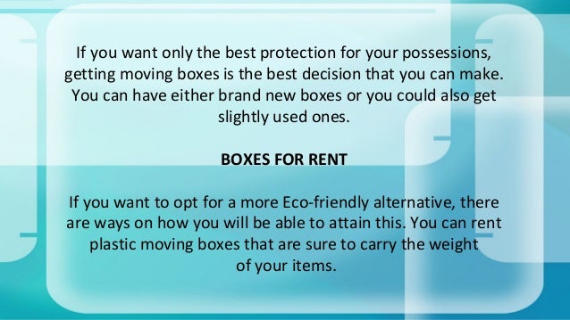 Useful Tips For How To Save Money When Moving