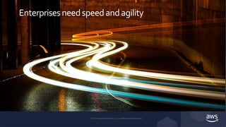 © 2019, Amazon Web Services, Inc. or its Affiliates. All rights reserved.
Enterprisesneedspeedandagility
 