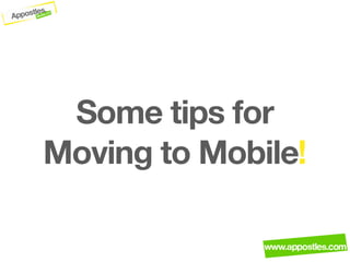 Moving to Mobile: Simple Strategies for SMEs 2009