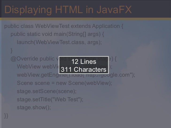 Moving to the Client - JavaFX and HTML5 (PowerPoint Version)