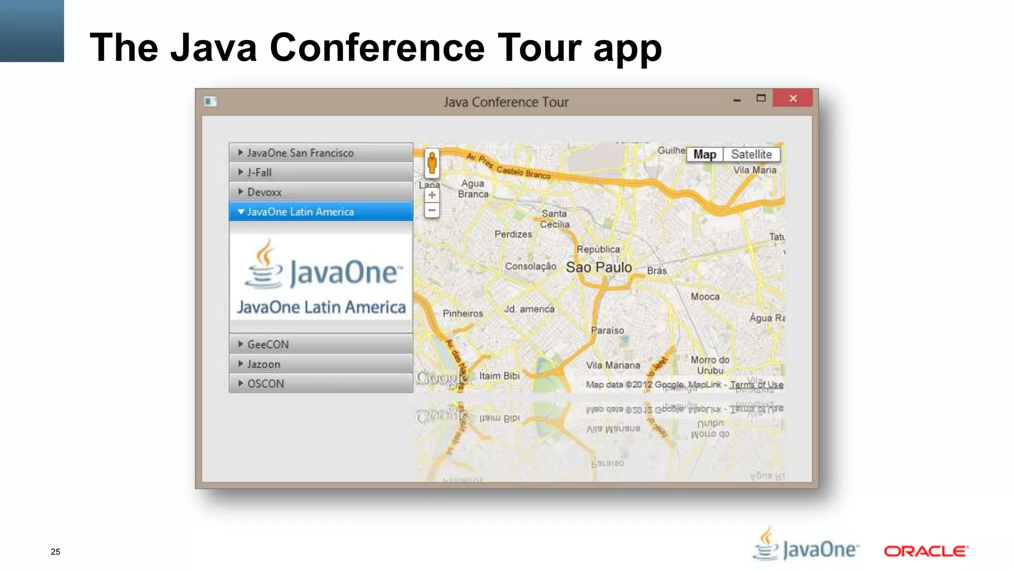 The Java Conference Tour app




25
 