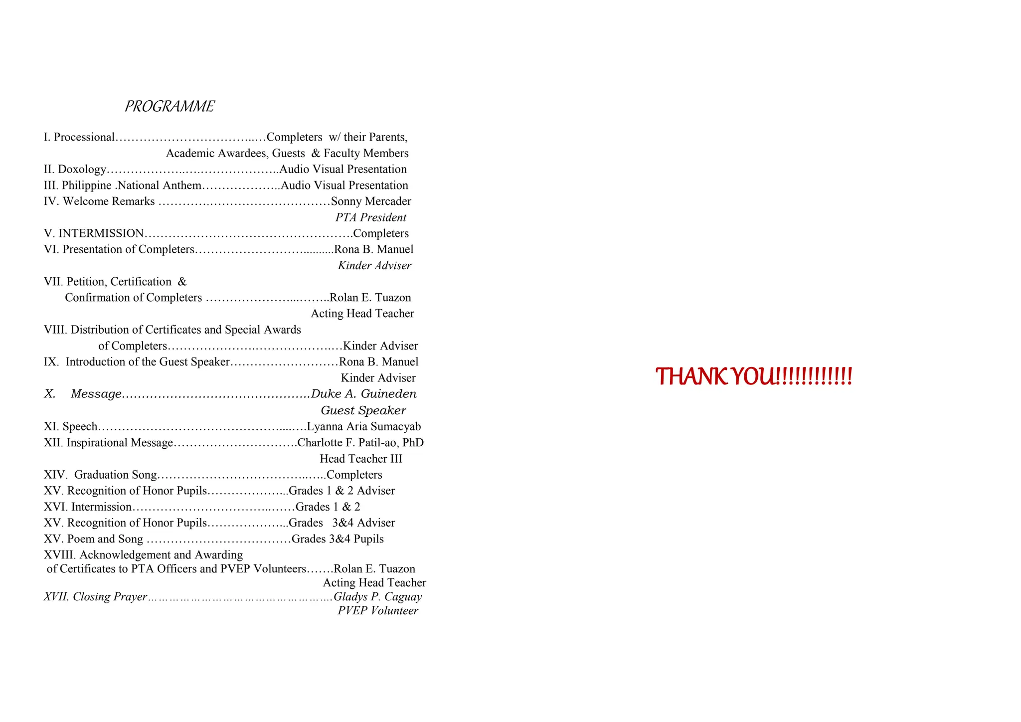 MOVING UP and recognition ceremony ceremony | PPT