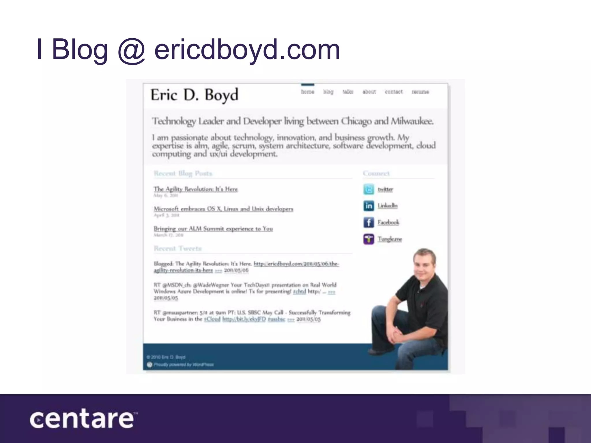 I Blog @ ericdboyd.com
 