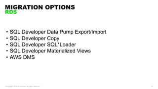 Migrating Oracle Databases from AWS to OCI | PDF