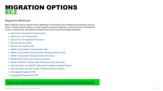 Migrating Oracle Databases from AWS to OCI | PDF