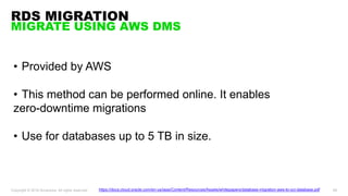 Migrating Oracle Databases from AWS to OCI | PDF