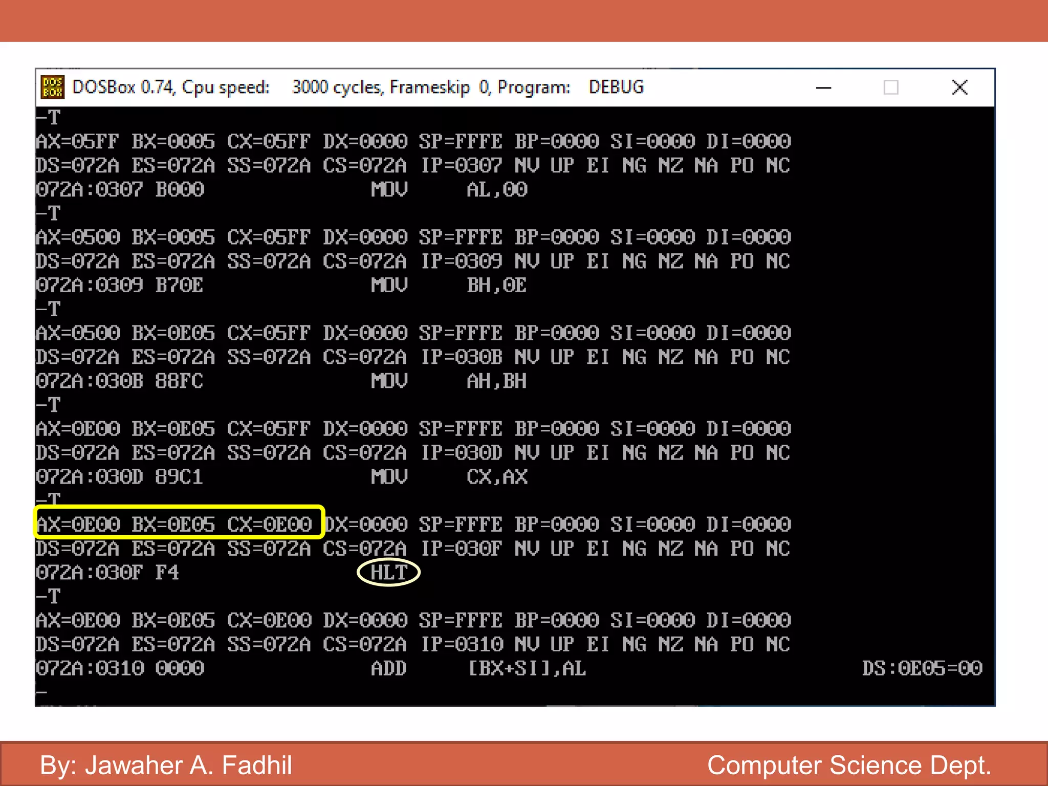 By: Jawaher A. Fadhil Computer Science Dept.
