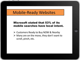 Mobile-Ready Websites
 