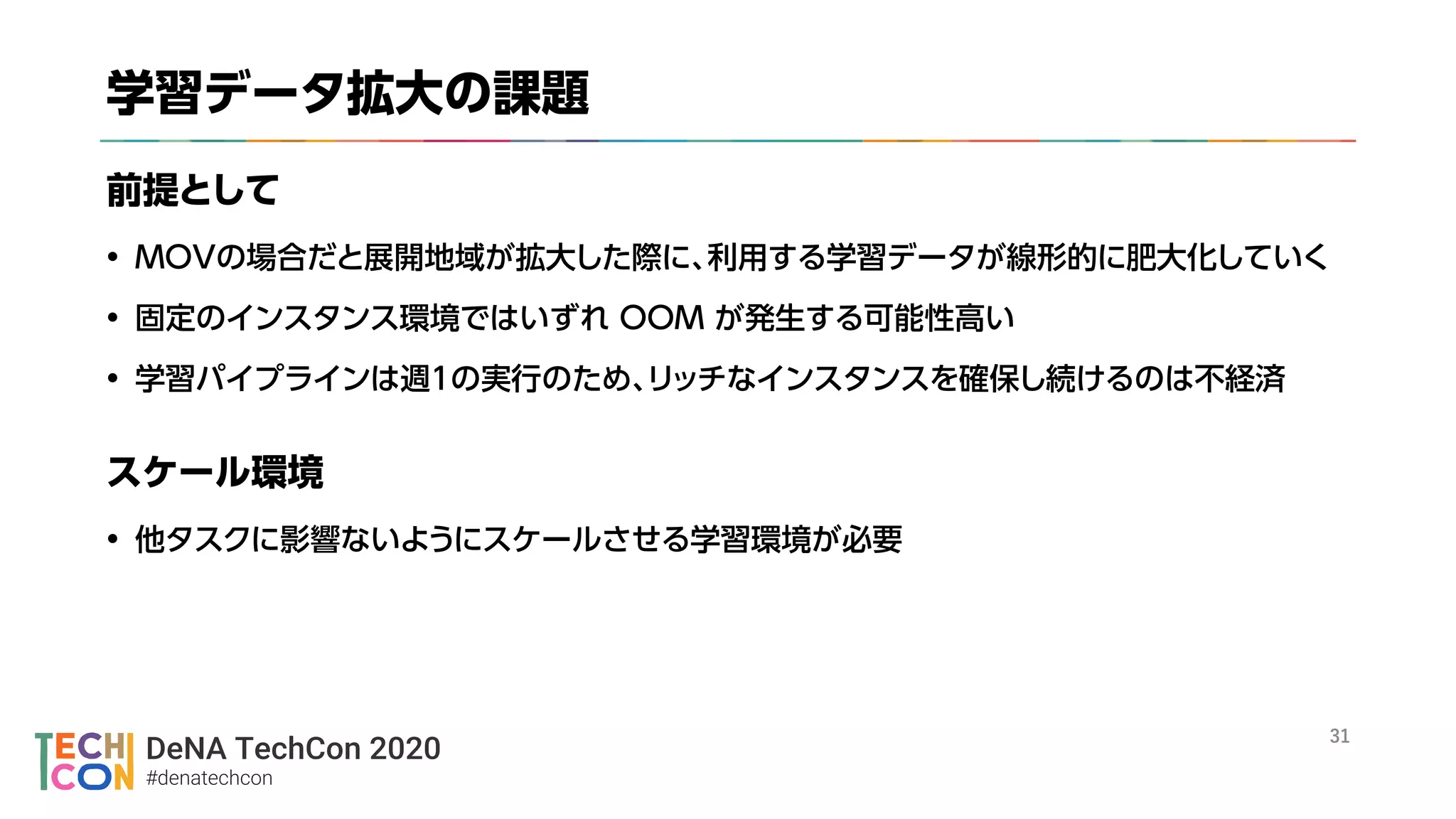 DeNA TechCon 2020
#denatechcon
々
 