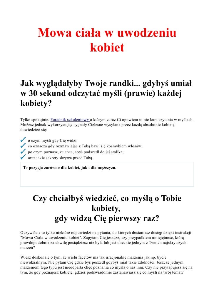 Rozszyfrować jego randki z mową ciała
