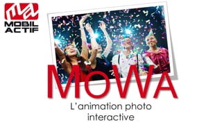 L’animation photo interactiveMOWALL  