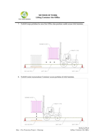 Method Of Work Unloading Container With Forklift.docx