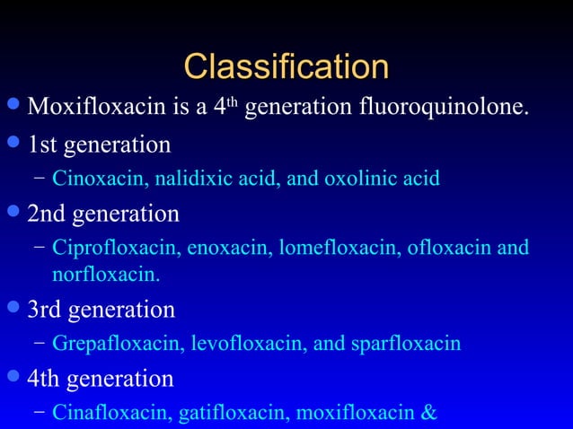Moxifloxacin | PPT