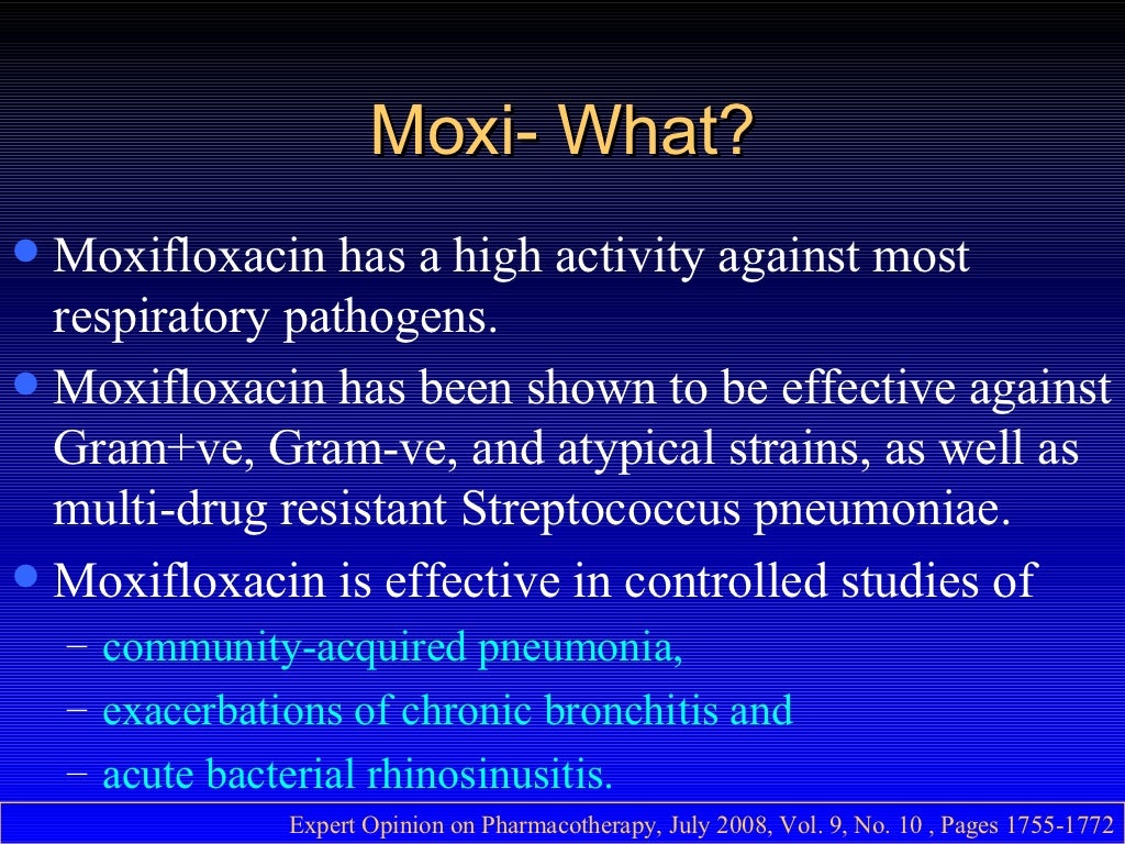 Moxifloxacin