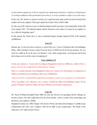 Labour Law Case Solutions Docx