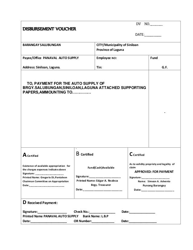 moy disbursement voucher form