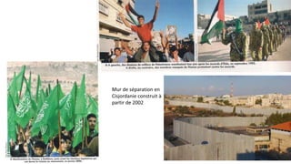 Mur de séparation en
Cisjordanie construit à
partir de 2002
 