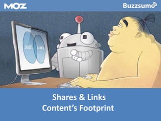 Shares & Links
Content’s Footprint
 