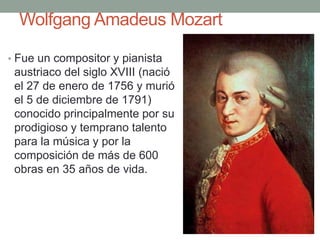Produce Alienación Gasto Mozart