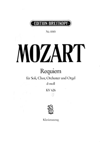 Mozart requiem-complete-vocal-score