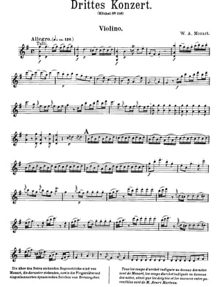 Mozart   violino concerto no. 3 em sol maior, k. 216
