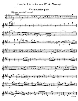 Mozart   violino concerto no. 5 em la maior, k. 219