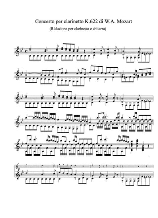 Mozart clarinet concerto_guitar